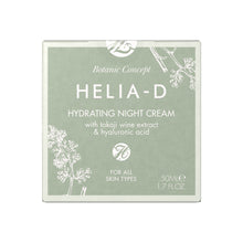 Load image into Gallery viewer, Helia-D Botanic Concept Hydrating Night Cream With Tokaji Wine Extract & Hyaluronic Acid, 50ml