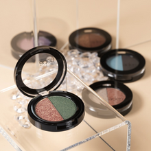 Load image into Gallery viewer, Shine Eyeshadow Powder Duo 05  - Gold/Green
